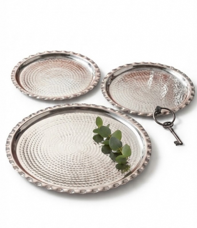 Elbeten Home Dalgal� ��l� Set D�vme Tepsi