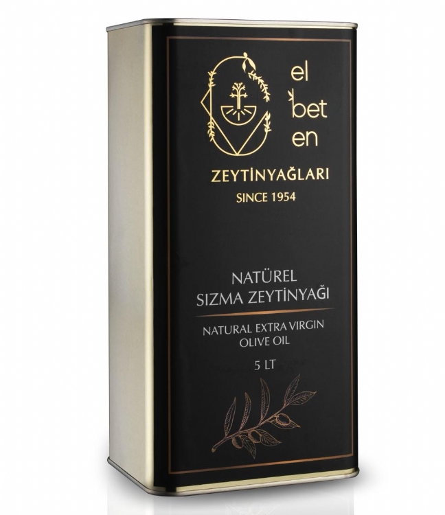 Elbeten Nat�rel S�zma Zeytinya�� 5 Lt