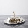 Elbeten home Gold Detayl� Oval Sunumluk